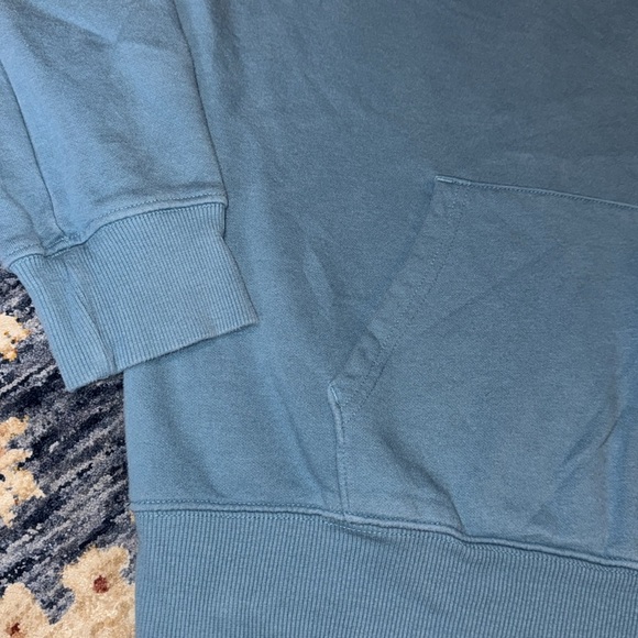 The North Face Teal Long Sleeve Pullover Drawstring Hoodie LG - Picture 2 of 16